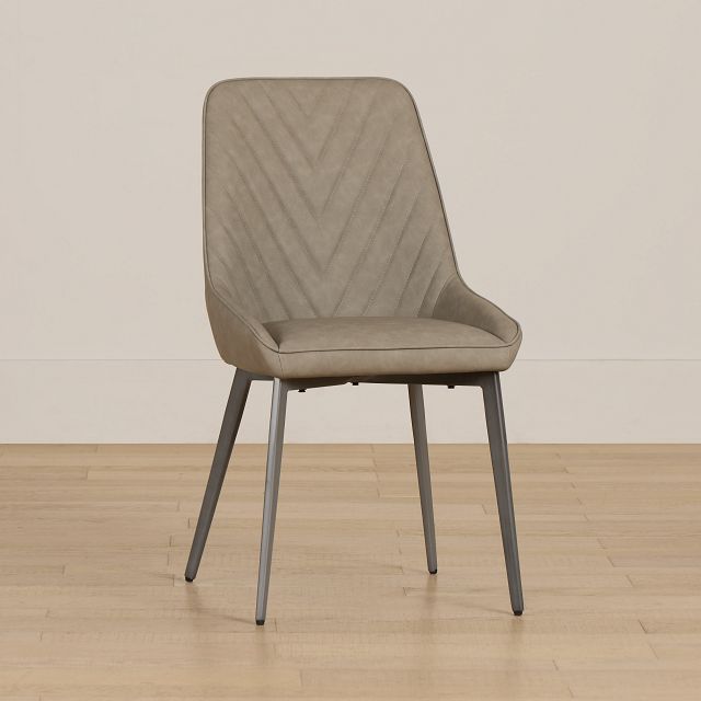Maricopa Light Gray Upholstered Side Chair
