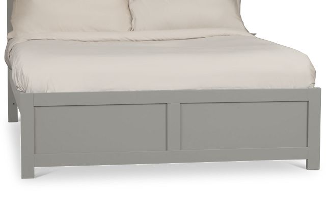 Charleston Gray Panel Bed