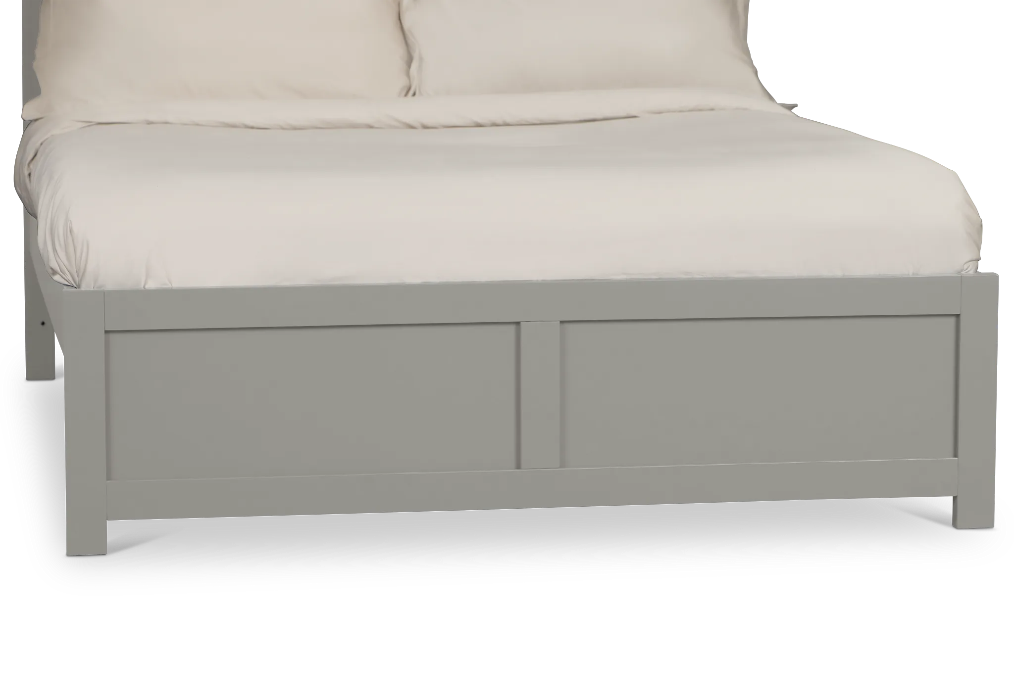 Charleston Gray Panel Bed