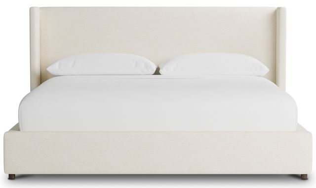 Captiva Gellar White 48" Upholstered Shelter Bed