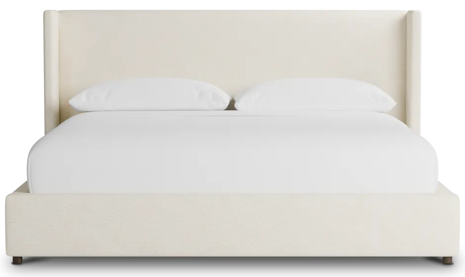 Captiva Gellar White 48" Upholstered Shelter Bed