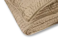 Barin Light Brown Coverlet Set