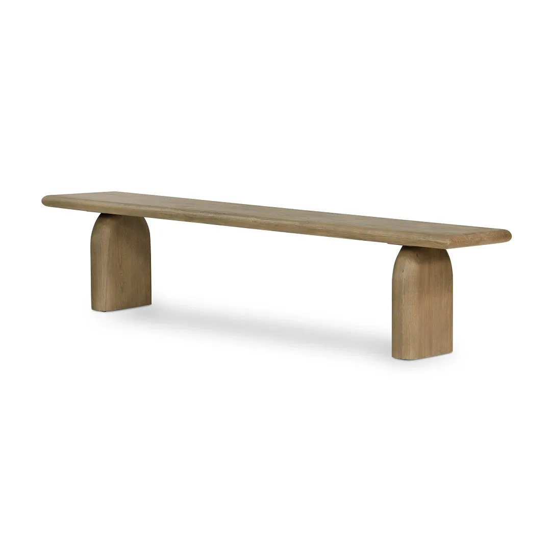 Four Hands Geri Light Tone Bench