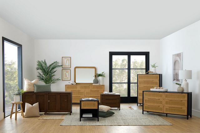 Pacific Two-tone 1-drawer Nightstand