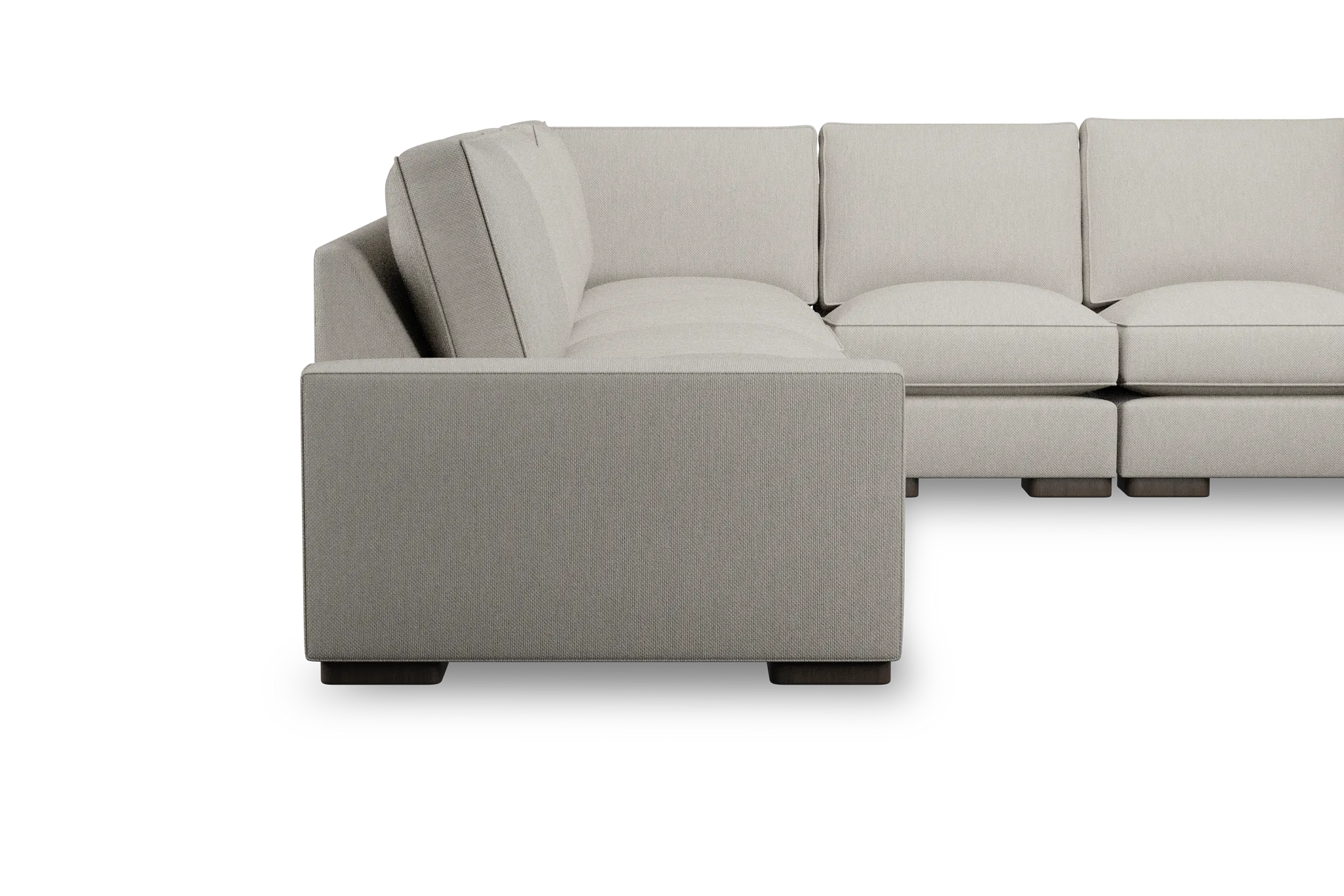 Edgewater Revenue Beige Large Two-arm Sectional