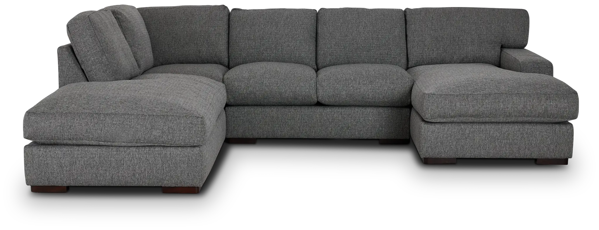 Veronica Dark Gray Down Small Left Bumper Sectional Veronica Dark Gray Down Small Left Bumper Sectional