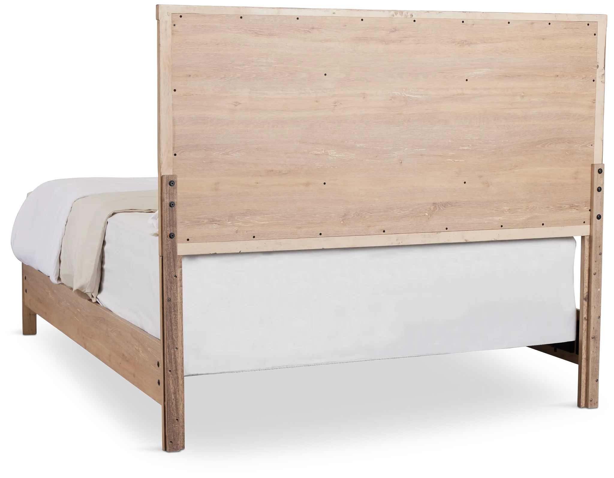Layton Light Tone Panel Bed