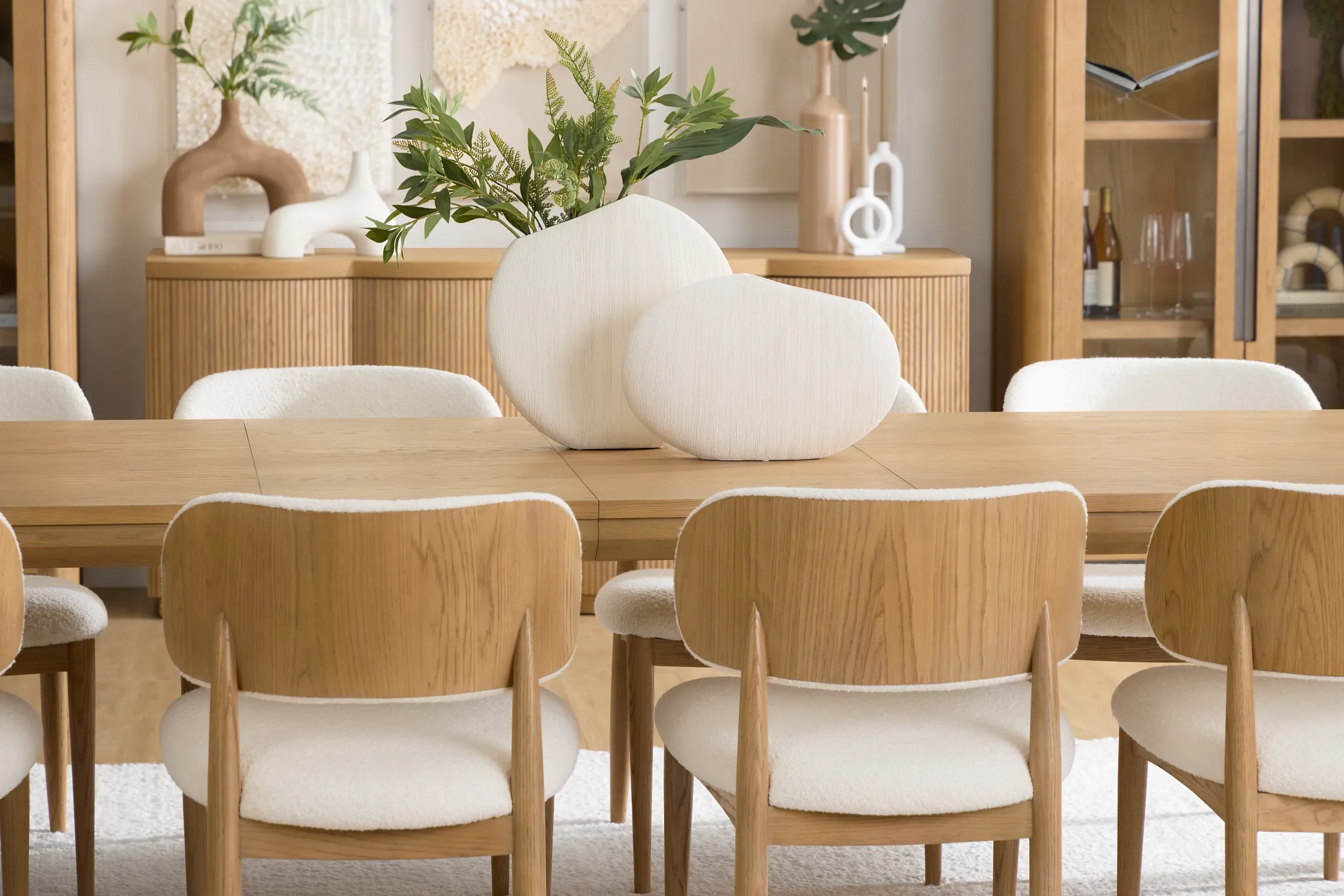 Gables Light Tone Rectangular Table