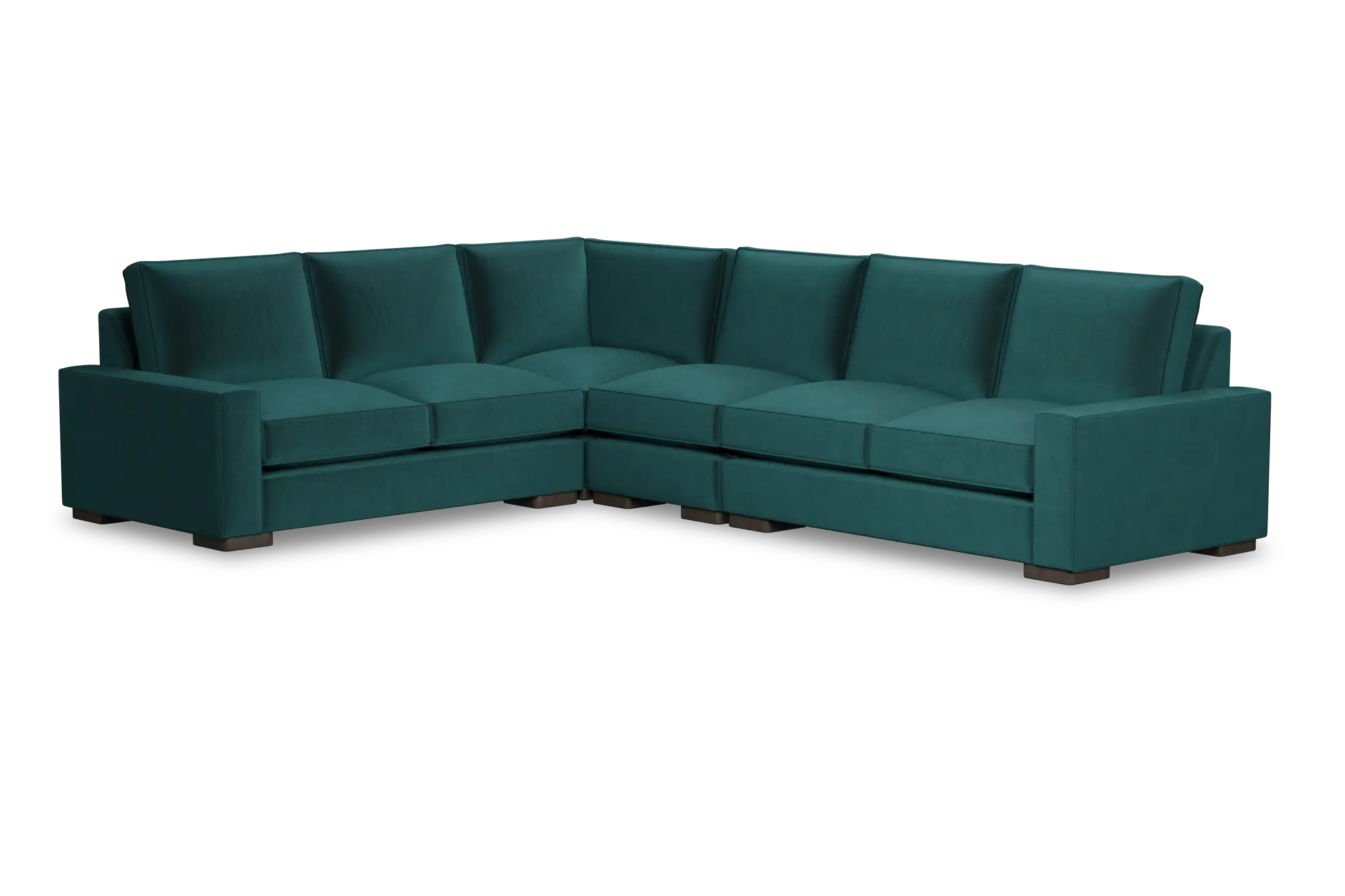 Edgewater Joya Teal Medium Two-arm Sectional Edgewater Joya Teal Medium Two-arm Sectional