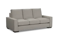 Edgewater Revenue Beige 84" Sofa W/ 3 Cushions