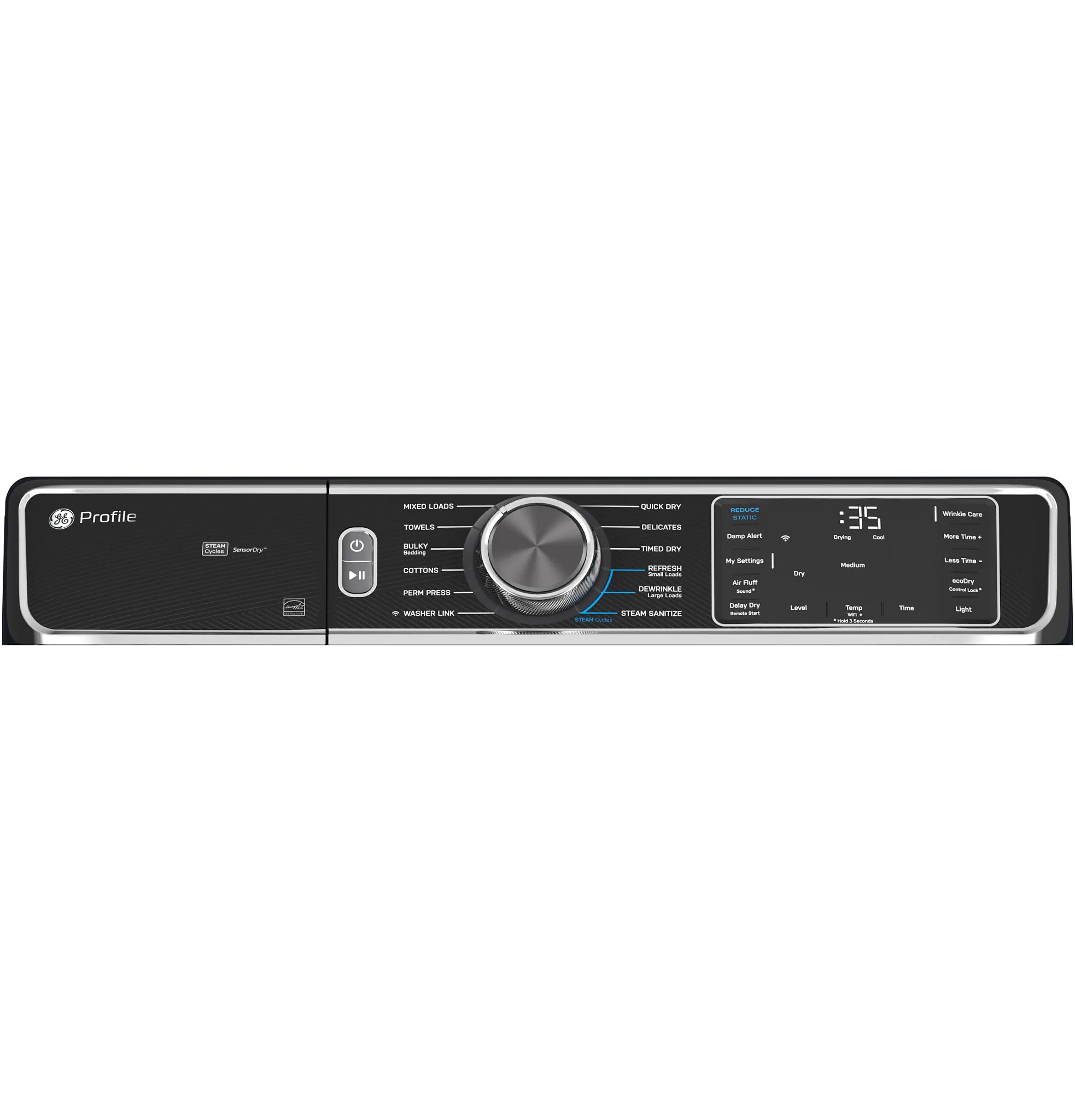 Ge Profile 87 Series Blue Front Load Electric Dryer