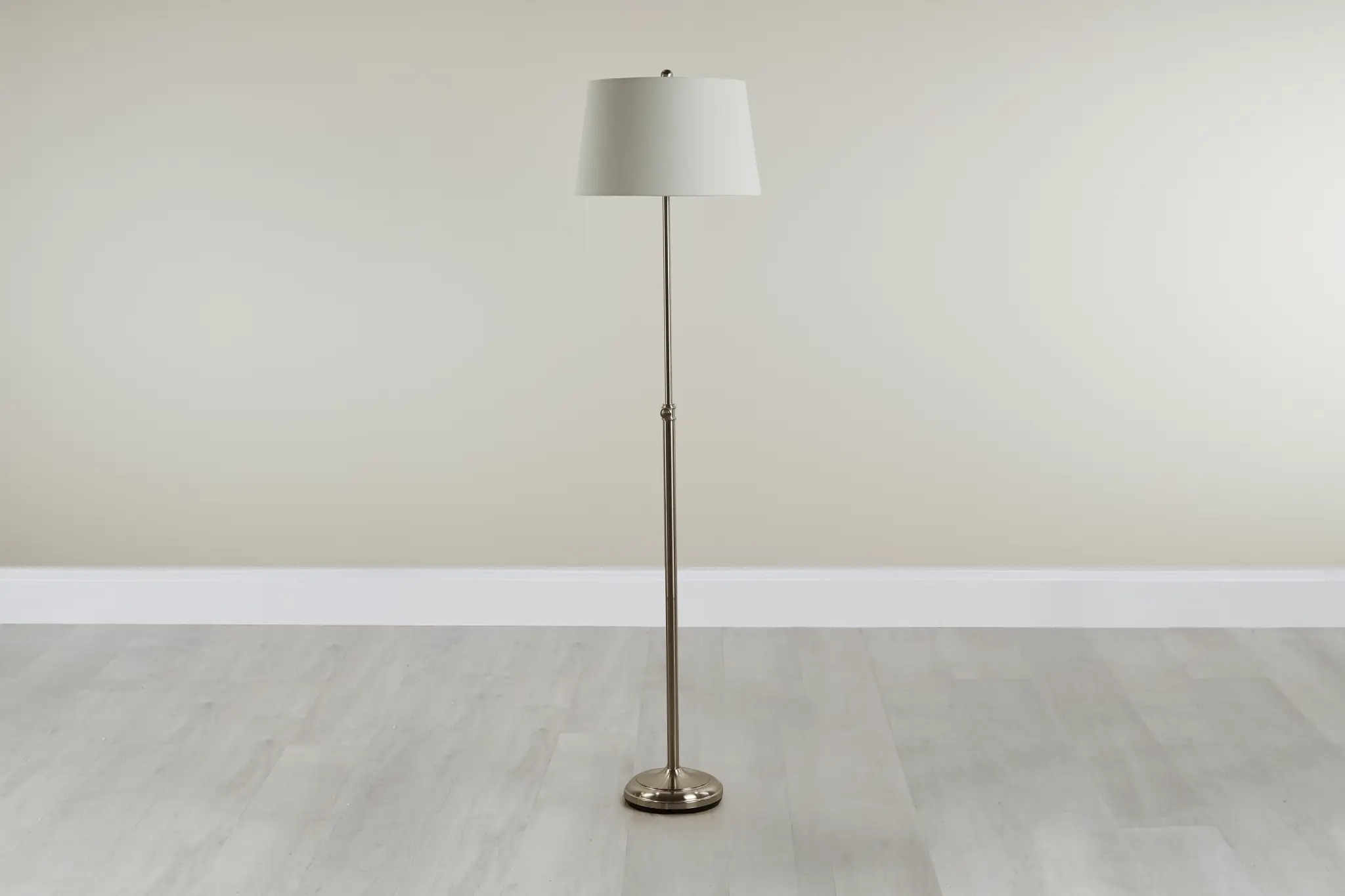 Maisie Silver Metal Floor Lamp Maisie Silver Metal Floor Lamp