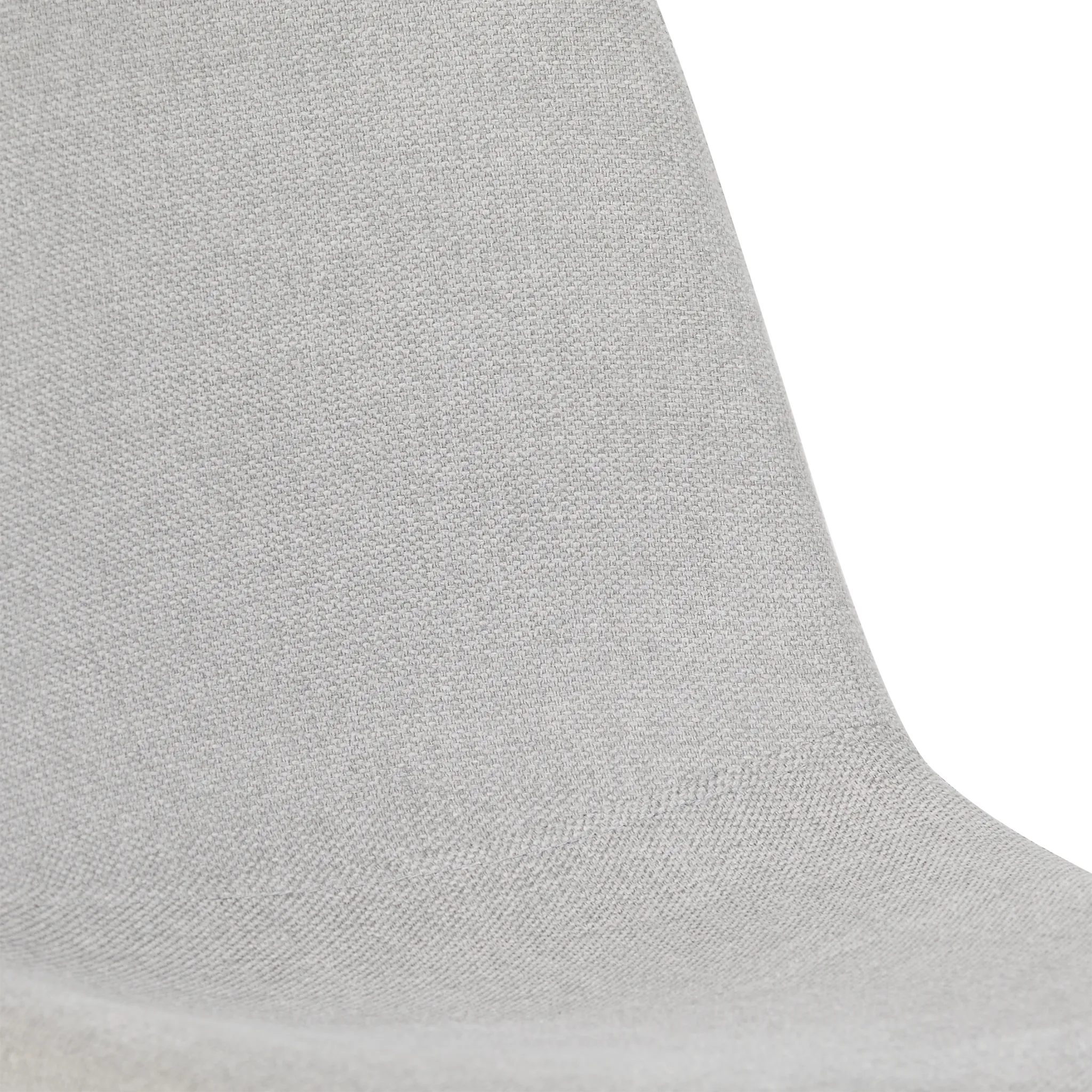 Havana Light Gray Upholstered Side Chair W/ Chrome Legs