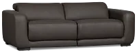 Kieran Dark Brown Lthr/vinyl 2-piece Modular Power Reclining Sofa