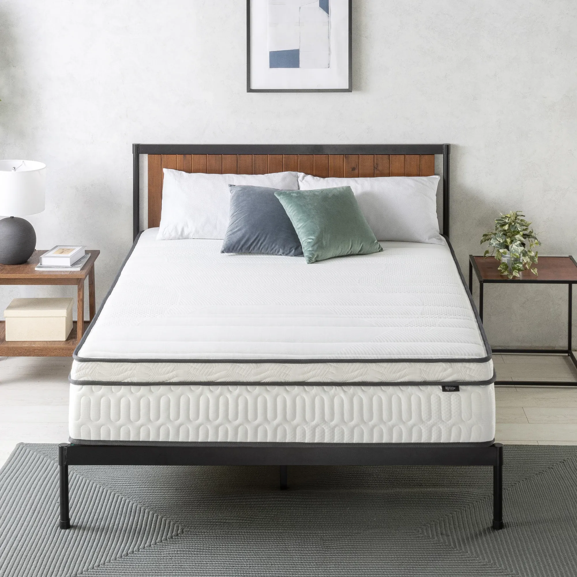 Rest & Renew By Zinus 12" Hybrid Memory Foam & Innerspring Mattress