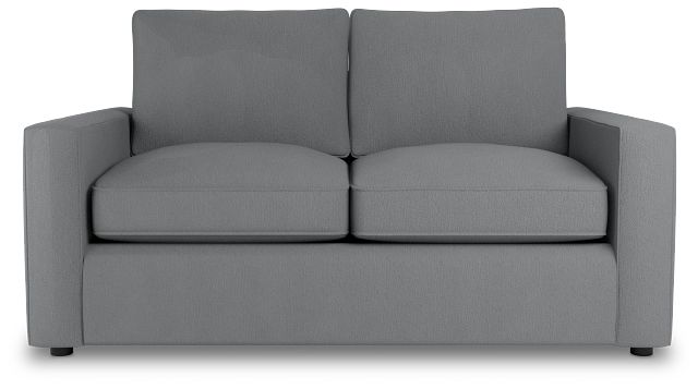 Siesta Revenue Gray Fabric Loveseat