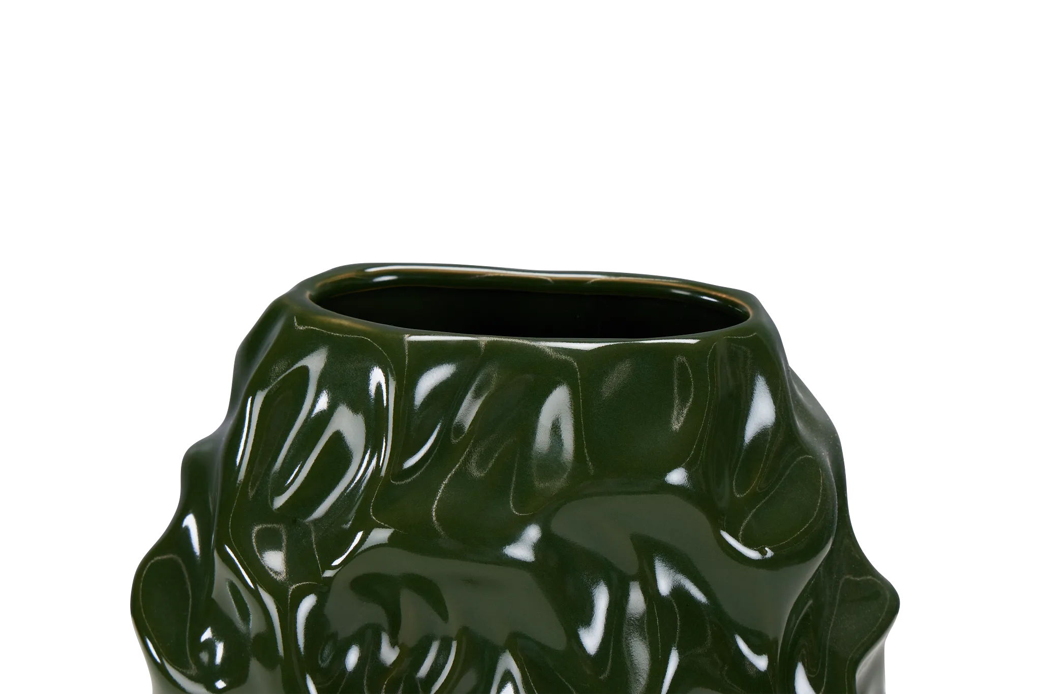 Terran Dark Green Large Vase