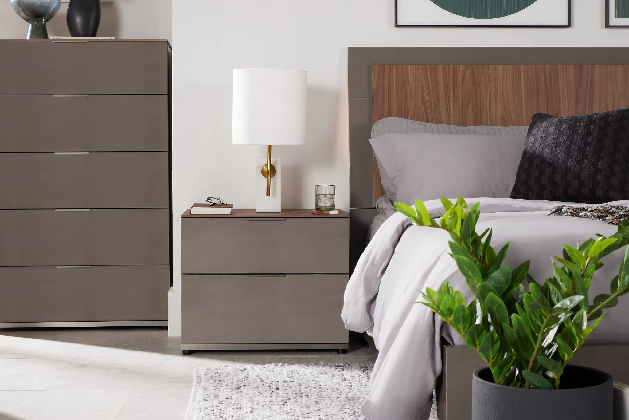 Palermo Two-tone Nightstand