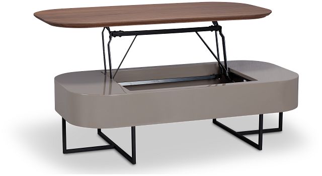 Harlan Gray Rect Coffee Table