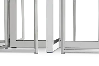 Amalfi White Marble Round Table & 4 Metal Chairs