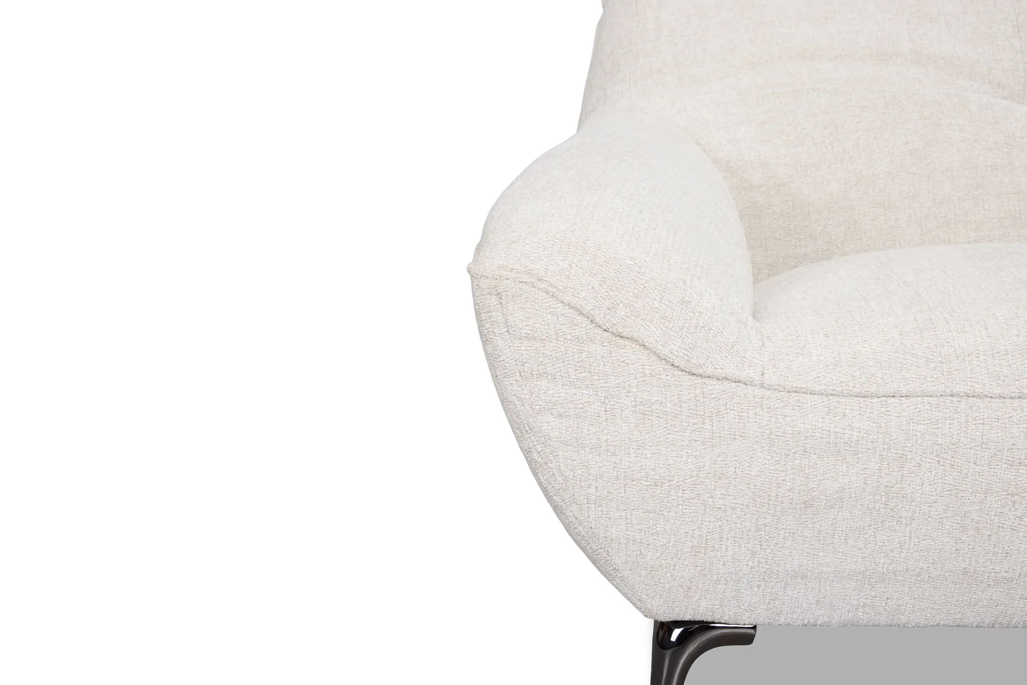 Zoey Light Beige Fabric Sofa