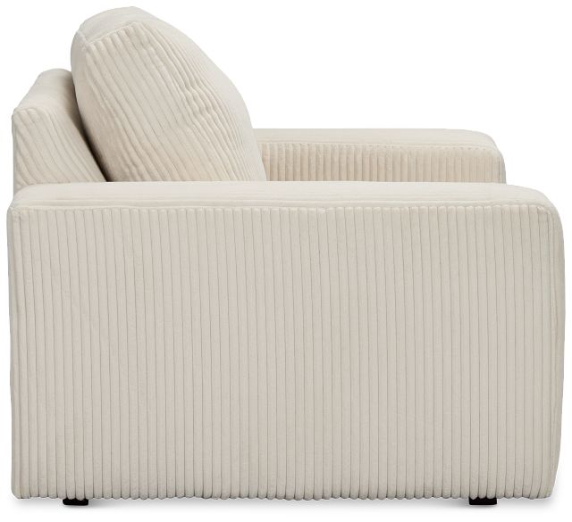 Charlie Ivory Fabric Chair