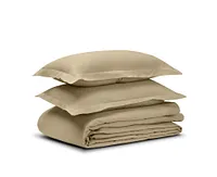 Rest & Renew Linen Blend Khaki Duvet Set