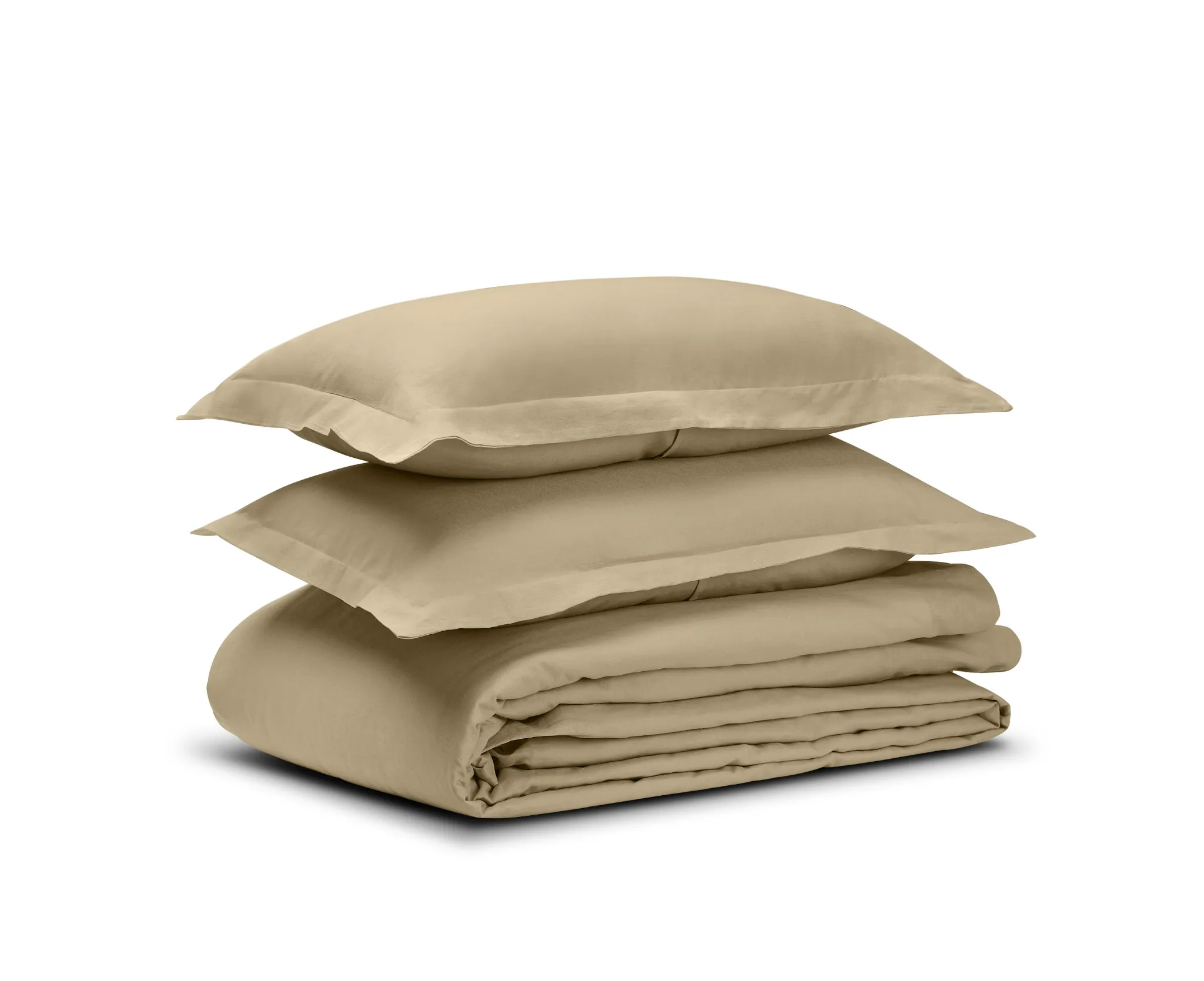 Rest & Renew Linen Blend Khaki Duvet Set