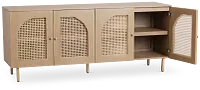 Sarta Light Tone Four-door Cabinet