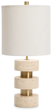 Gowth Beige Table Lamp