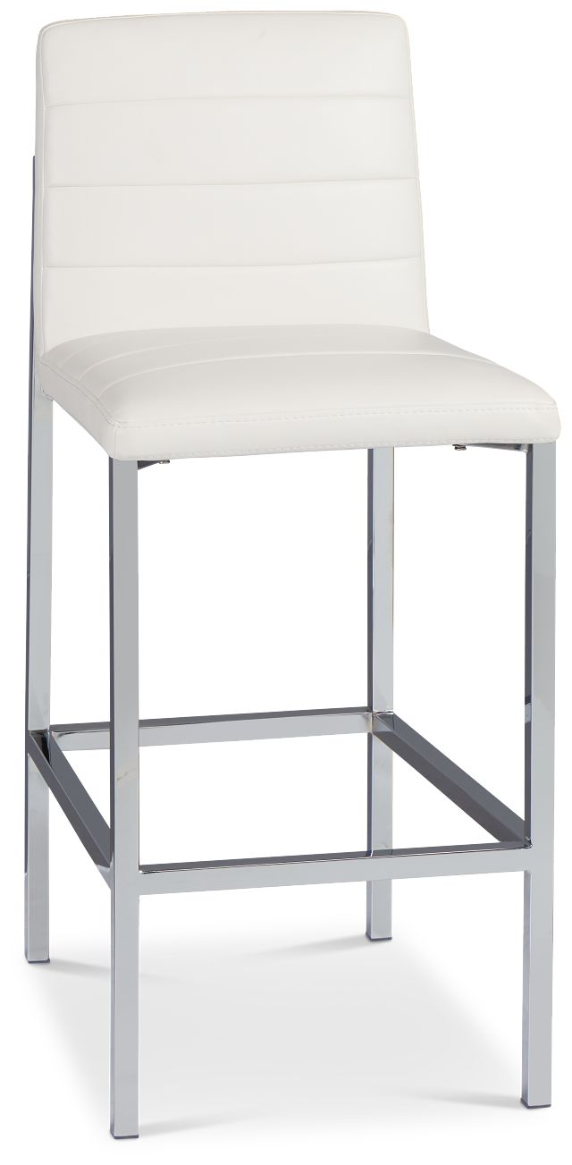 Amalfi White Uph 30" Barstool