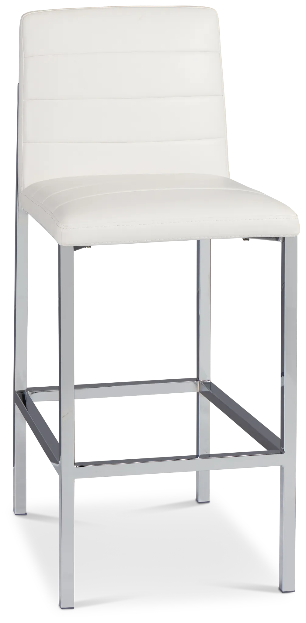 Amalfi White 30" Upholstered Barstool