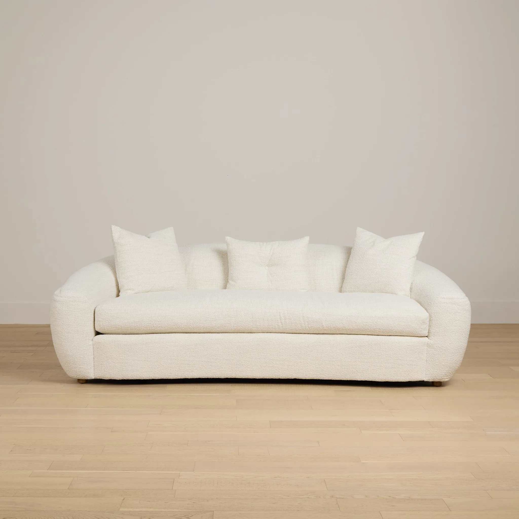 Kaya White Fabric Sofa