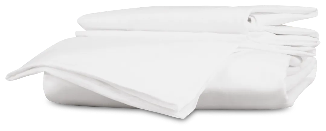 Rest & Renew Percale Cotton White 200 Thread Duvet Set