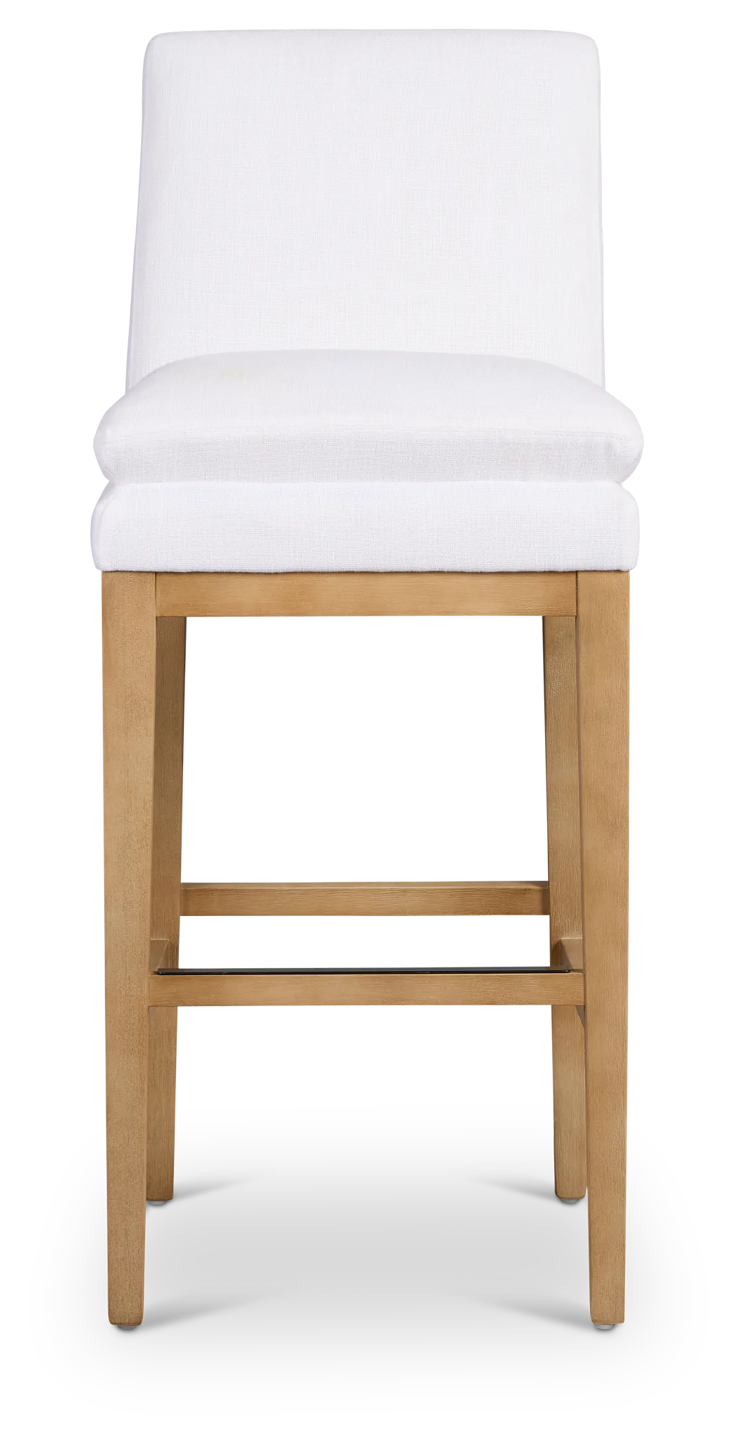 Willow Whitefabric 30" Upholstered Barstool