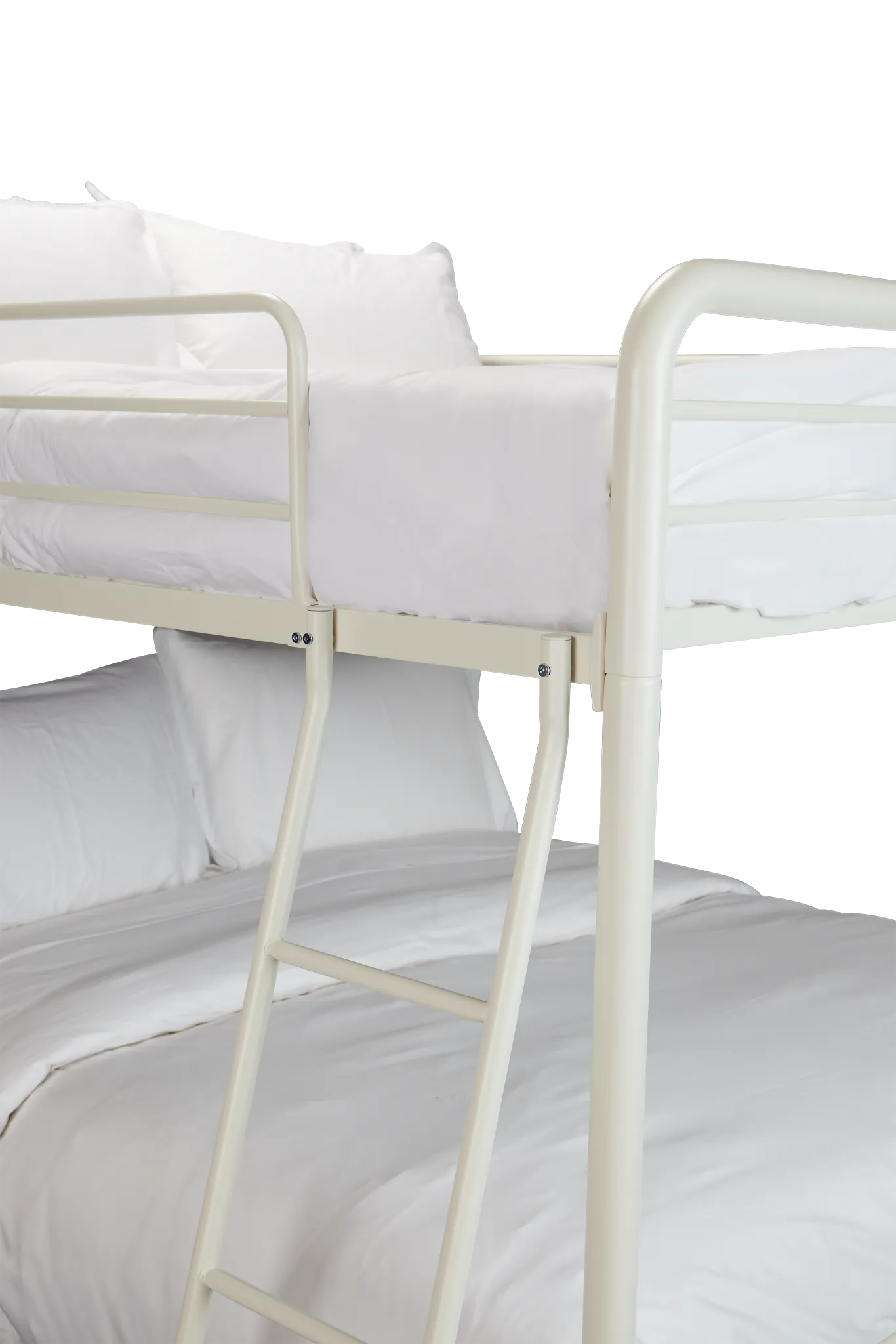 Rory White Metal Bunk Bed