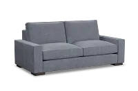 Edgewater Elevation Gray 84" Sofa W/ 2 Cushions