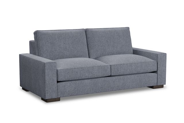 Edgewater Elevation Gray 84" Sofa W/ 2 Cushions