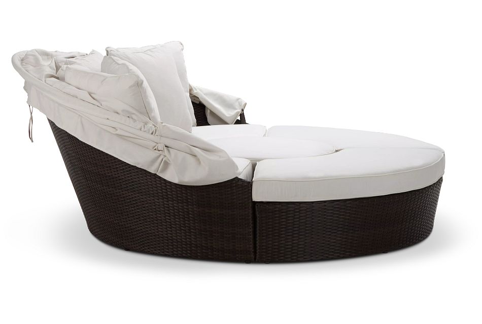 Fina White Canopy Daybed