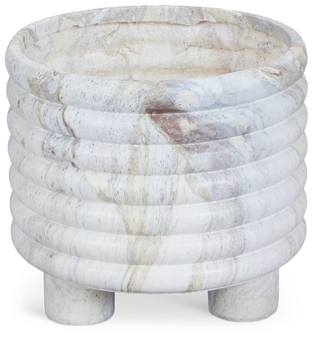 Varsha White Small Planter