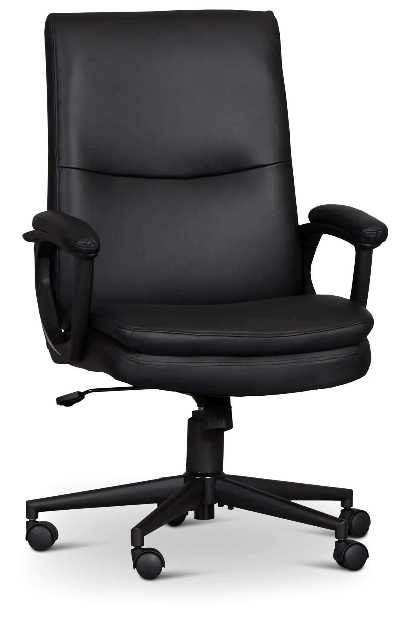Krista Black Upholstered Desk Chair Krista Black Upholstered Desk Chair
