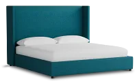 Captiva Elite Teal 60" Upholstered Shelter Bed