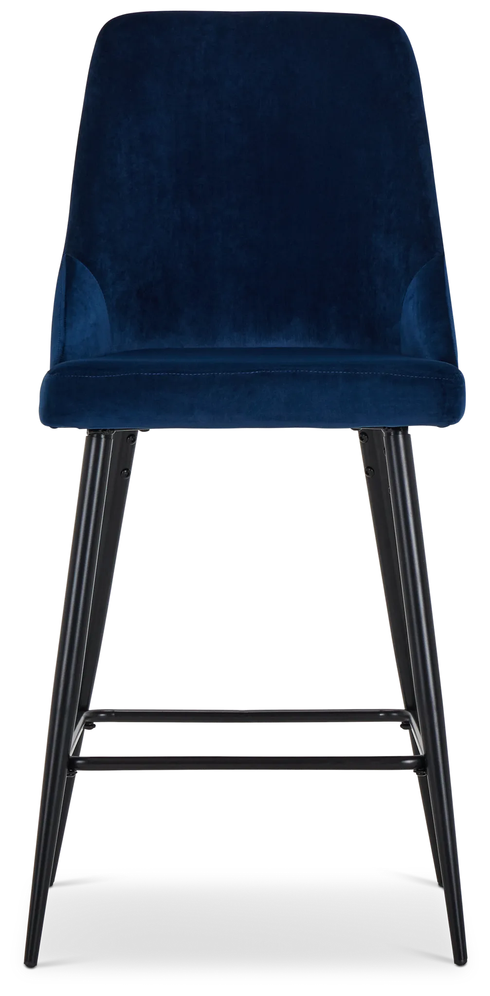 Cameo Dark Blue 27" Upholstered Barstool