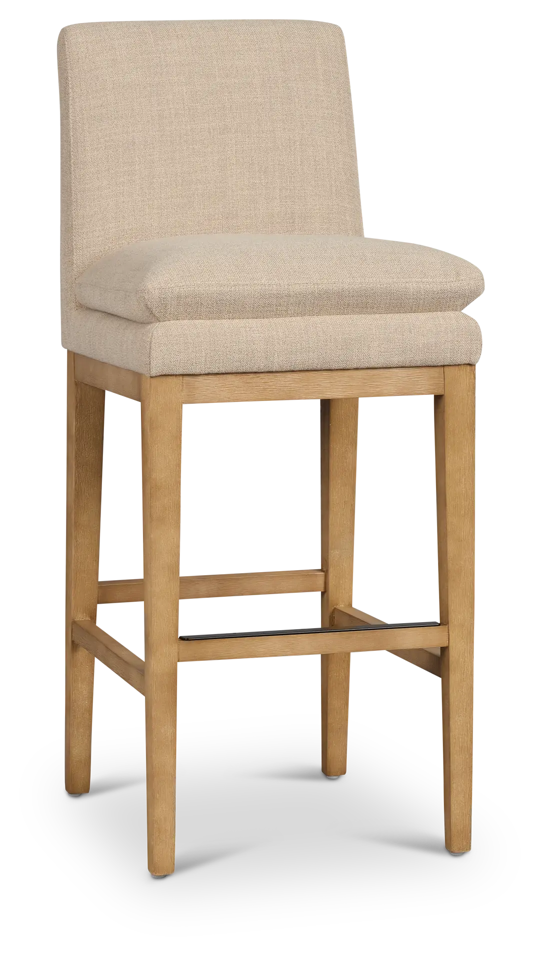 Willow Light Beige Fabric 30" Upholstered Barstool Willow Light Beige Fabric 30" Upholstered Barstool