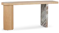 Malibu Light Tone Console Table