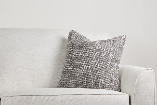 Sutton Gray 20" Accent Pillow