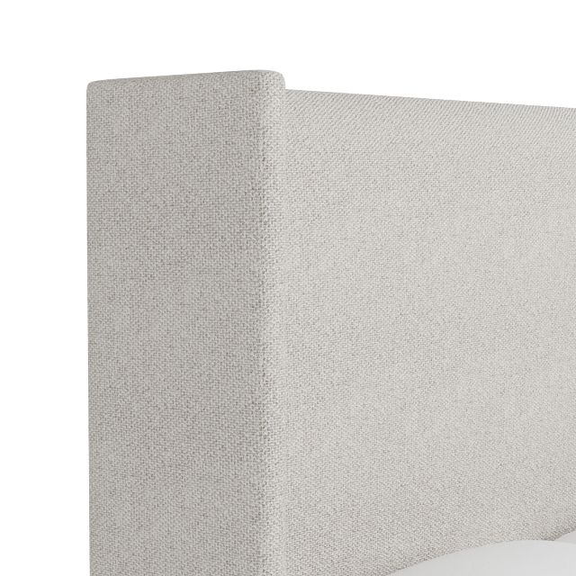 Captiva Gellar Beige 60" Upholstered Shelter Bed