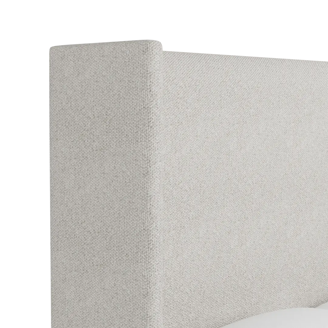 Captiva Gellar Beige 60" Upholstered Shelter Bed Captiva Gellar Beige 60" Upholstered Shelter Bed