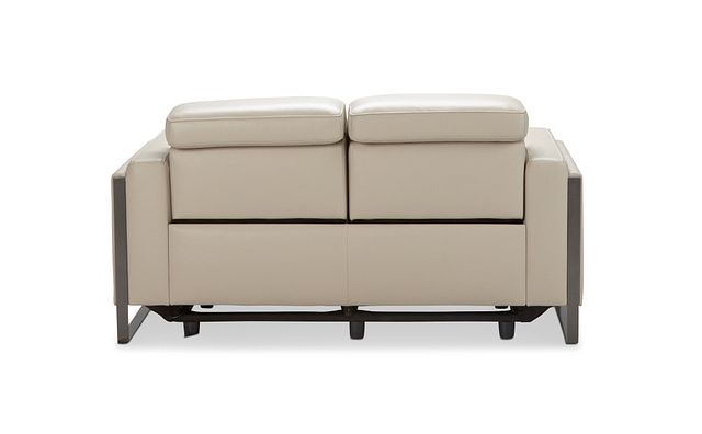 Atlas Taupe Lthr/vinyl Power Reclining Loveseat