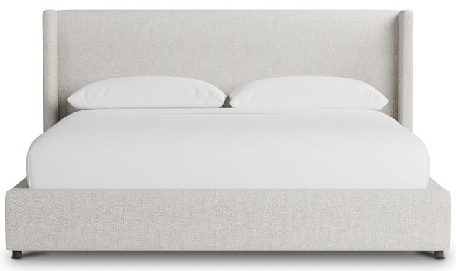 Captiva Gellar Beige 48" Upholstered Shelter Bed